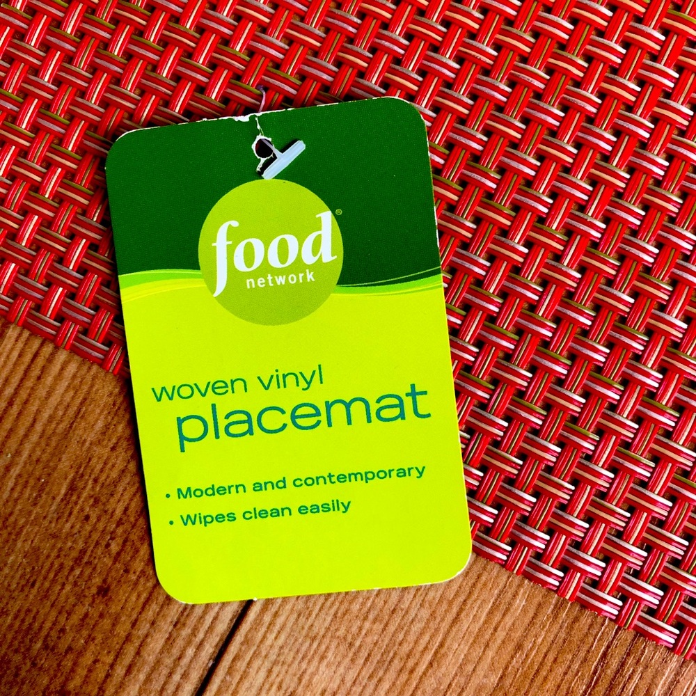 Food Network Placemats Rectangular, 2 Mats